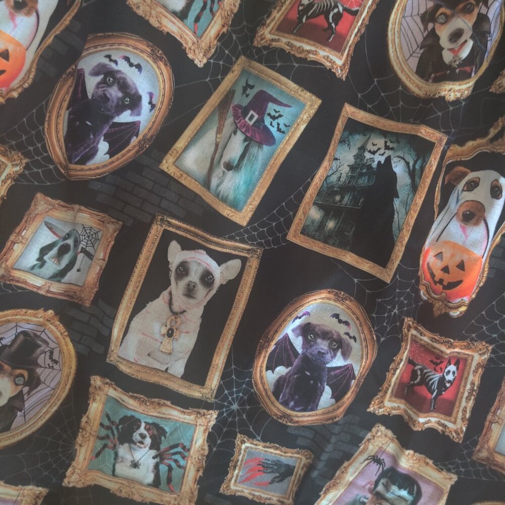 Unique Vintage Retrolicious  spooky hounds dress size 3x new - Picture 2 of 4